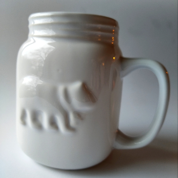Indigo Polar Bear Mason Mug - Picture 1 of 3